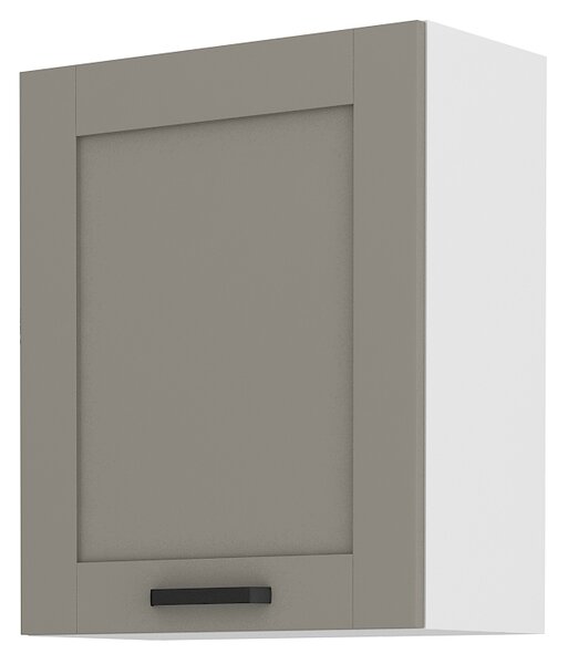 Felső konyhaszekrény Lucid 60 G 72 1F (claygrey + fehér)