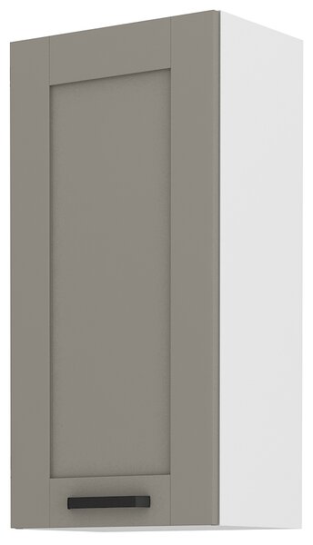 Felső konyhaszekrény Lucid 45 G 90 1F (claygrey + fehér)