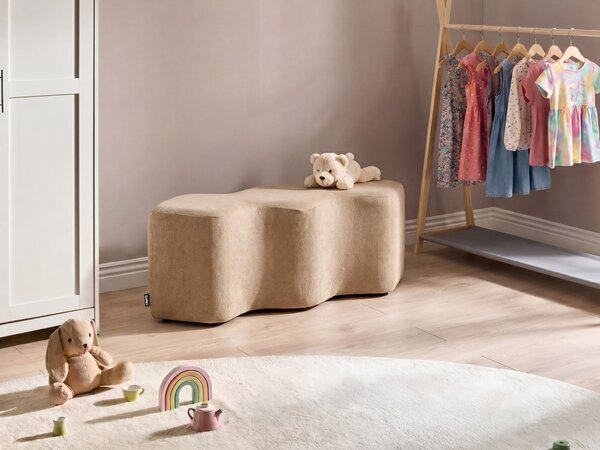 Kárpitozott pad LITTLETON Bézs