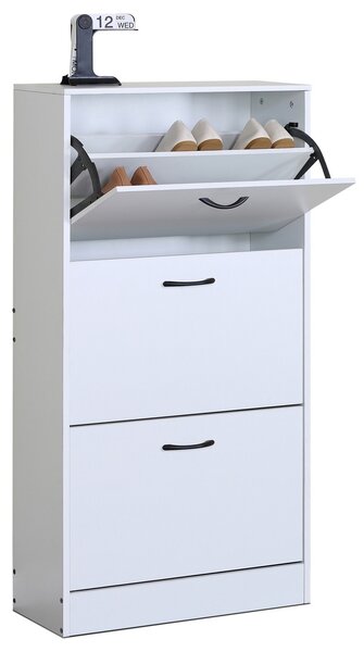 Cipősszekrény rekeszekkel G1016 WT, fehér