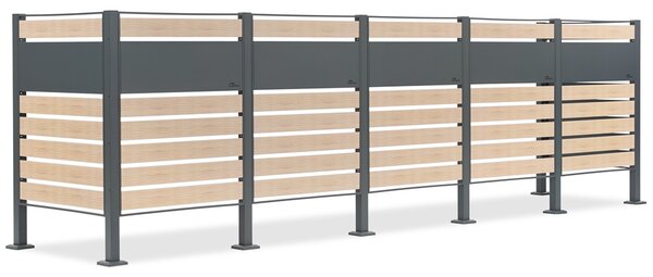 Burkolat 5 hulladékgyűjtőhöz 120l vagy 240l Breda CoverTech