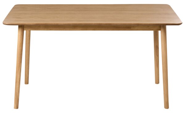 Étkezőasztal ELVYN Világos tölgy 140 cm 80 cm