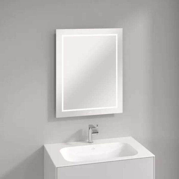 Villeroy & Boch Finion Fürdőszobai Tükör - LED, Négyszög, 60x75 cm