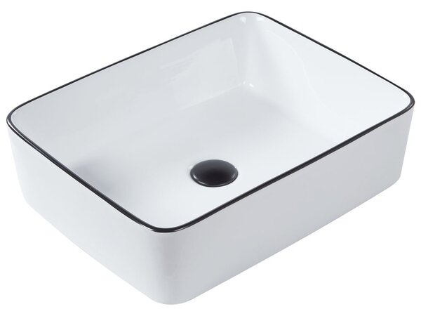 Pultra helyezhető mosdókagyló XERT Fehér 49 x 38 cm Kerámia