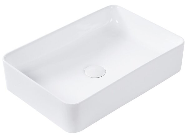 Pultra helyezhető mosdókagyló CHIVANA Fehér 51 x 34 cm Kerámia