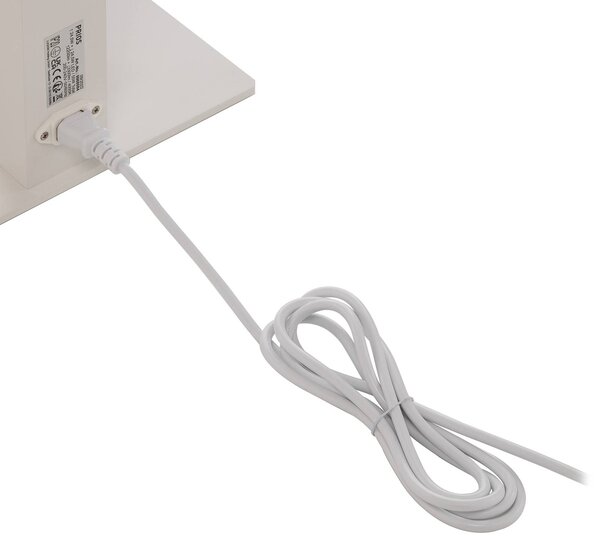 PRIOS Prios LED irodai állólámpa Taronis, fehér, 195 cm, sötétíthető, dimmelhető, Fehér / opál, Dolgozószoba / Iroda, Alumínium, Modern