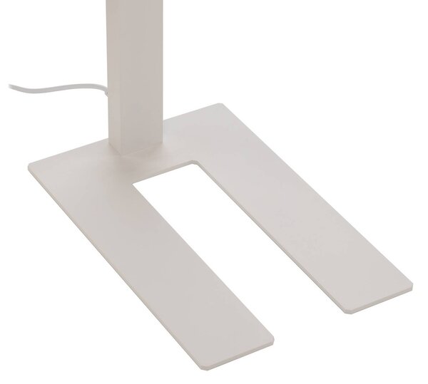 PRIOS Prios LED irodai állólámpa Taronis, fehér, 195 cm, sötétíthető, dimmelhető, Fehér / opál, Dolgozószoba / Iroda, Alumínium, Modern