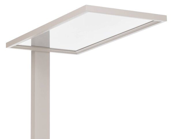 PRIOS Prios LED irodai állólámpa Taronis, fehér, 195 cm, sötétíthető, dimmelhető, Fehér / opál, Dolgozószoba / Iroda, Alumínium, Modern