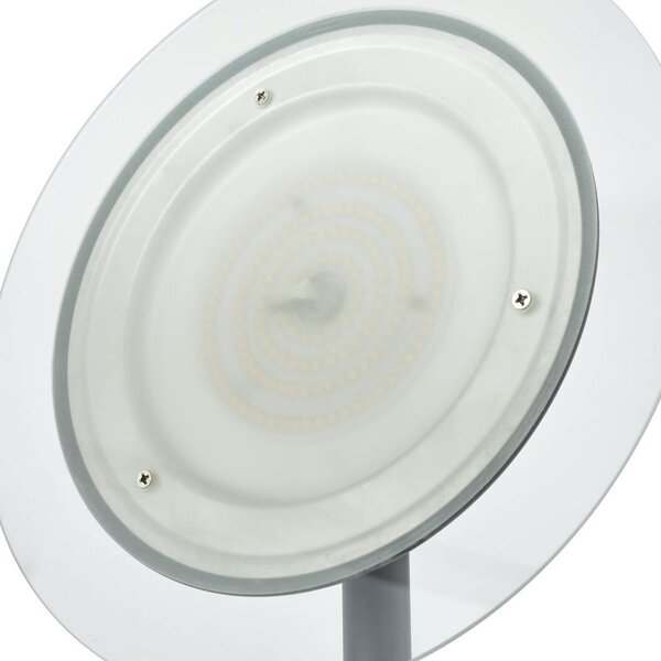 Lindby Malea LED álló lámpa, fekete, olvasólámpa, dimmelhető fényerő,, Fekete, Nappali / Étkező, fém, Modern