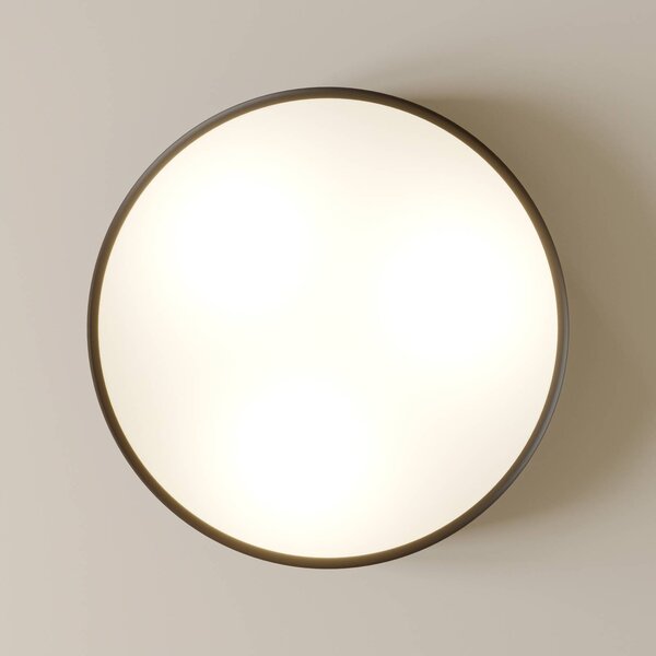 TEMAR LIGHTING Cleo mennyezeti világítás, Ø 40 cm, IP20, fekete, fém, E27, dimmelhető, Fekete, Nappali / Étkező, Modern