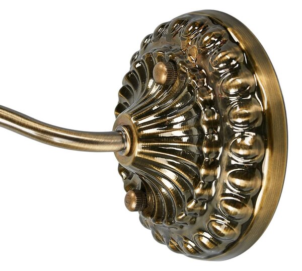 Lindby fali lámpa Joely, 37cm, sárgaréz, fém, E14, dimmelhető, Bronz / antik sárgaréz, Nappali / Étkező, fém, Antik