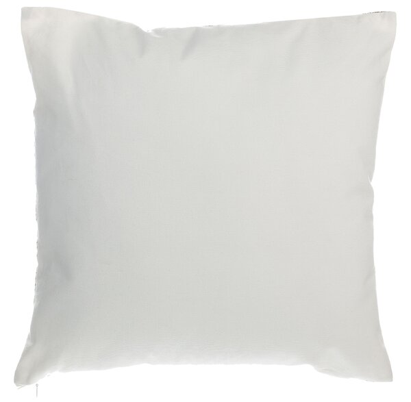 2 db díszpárna LOTUS Pamut 45 x 45 cm Fehér Arany Fekete Növénymintás