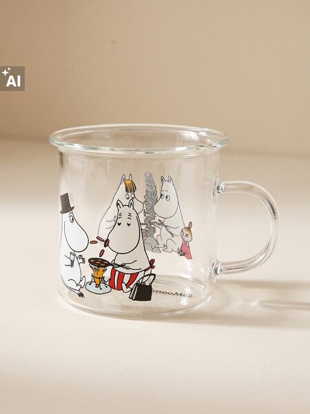 Sinsay - Üveg bögre füllel The Moomins - többszínű