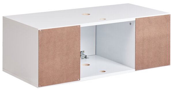 Fali mosdószekrény CASCAVEL 80 cm Fehér