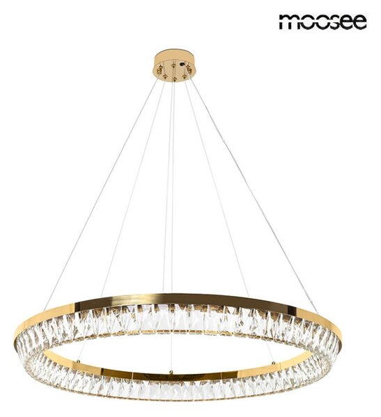 MOOSEE Savoy 100 Kristály Függőlámpa Arany LED