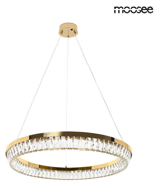 MOOSEE Savoy 80 LED Kristály Függőlámpa Arany