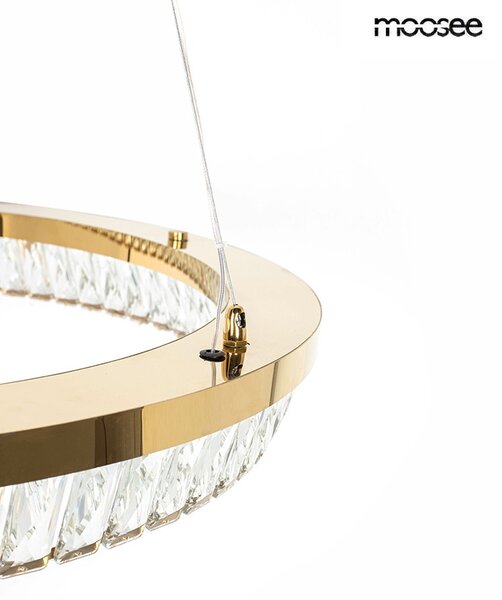 MOOSEE Savoy 100 Kristály Függőlámpa Arany LED