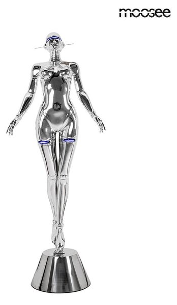 MOOSEE Cyber Woman Stand Limitált Kiadású LED Állólámpa Króm
