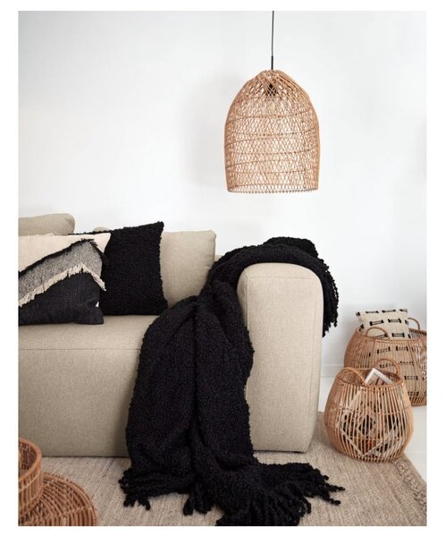 Natúr színű rattan lámpabúra ø 44 cm Domitila – Kave Home