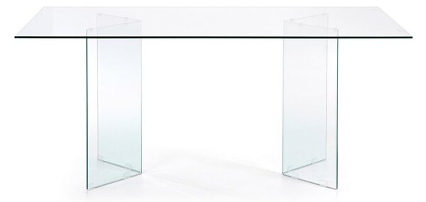 Üveg étkezőasztal 90x180 cm Burano – Kave Home