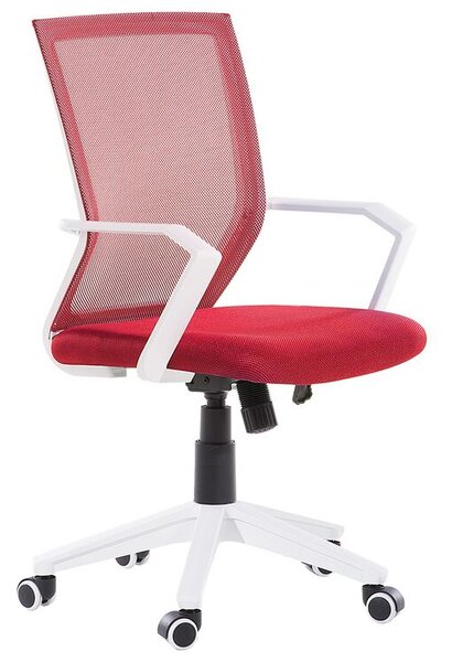 Állítható magasságú piros irodai szék RELIEF
