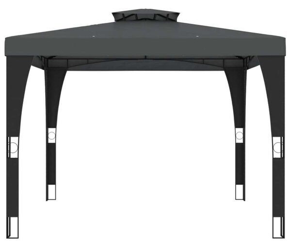 VidaXL Acél Pavilon - Dupla Tető - 298x298 cm