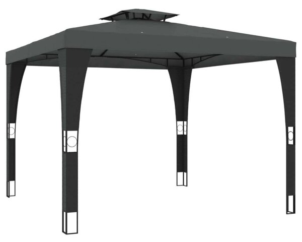 VidaXL Acél Pavilon - Dupla Tető - 298x298 cm