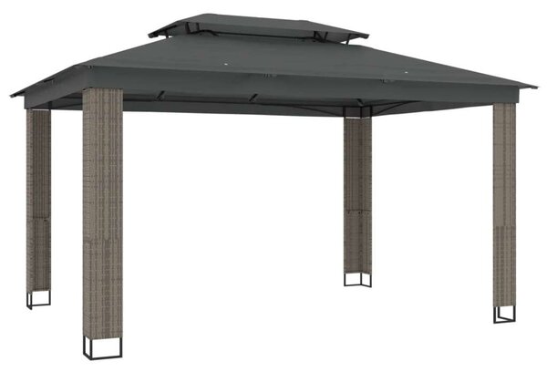 VidaXL Dupla Tetős Pavilon - 3,94 x 2,96 m
