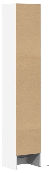 VidaXL fehér szerelt fa tálalószekrény LED-del 36 x 32,5 x 200 cm
