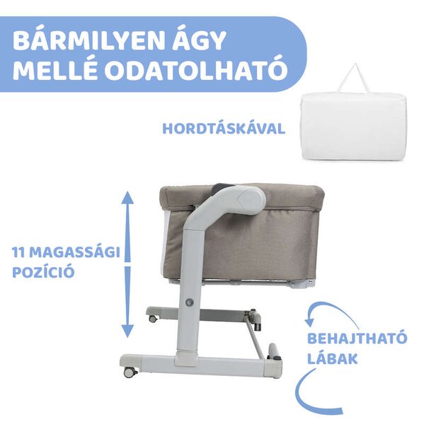 Chicco Next2Me Magic Evo Babaágy - Együttalvó Kiságy