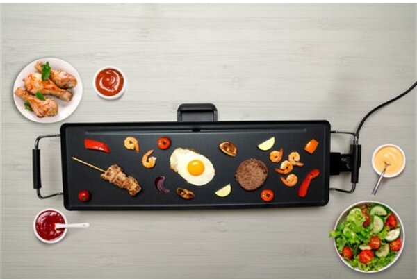 ALPINA Teppanyaki látványgrill 2000W, XL 70x23cm