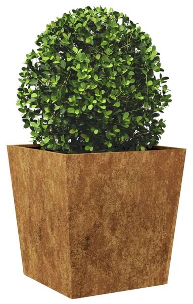 VidaXL 2 db corten acél kerti növénytartó 50 x 50 x 50 cm