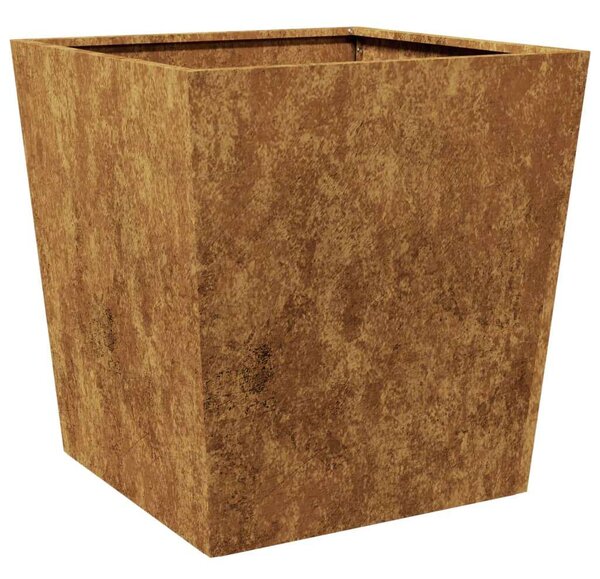 VidaXL 2 db corten acél kerti növénytartó 50 x 50 x 50 cm
