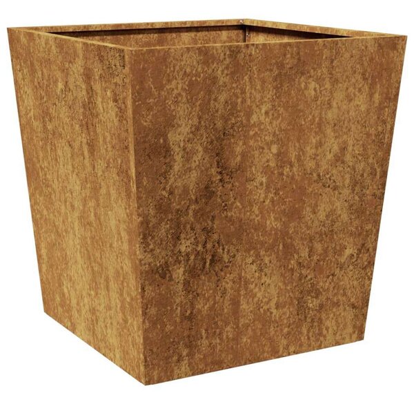 VidaXL 2 db corten acél kerti növénytartó 50 x 50 x 50 cm