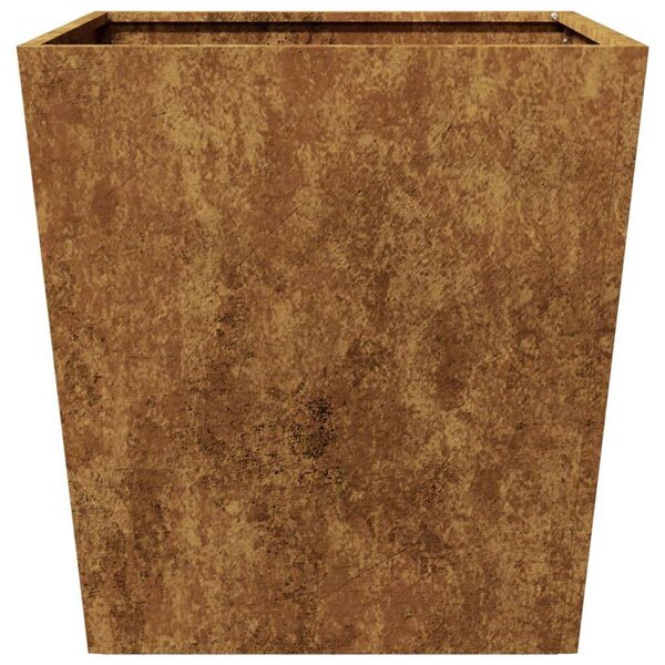 VidaXL 2 db corten acél kerti növénytartó 50 x 50 x 50 cm