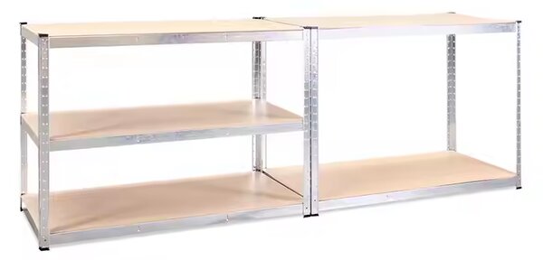 Salgó polc, 5 szintes 200x120x60.5cm, horganyzott
