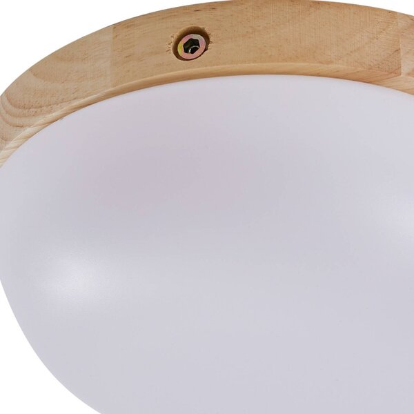 Lindby LED mennyezeti lámpa Pilvi, műanyag, felhő, 50 cm, Fehér / opál, Nappali / Étkező, Műanyag, Modern