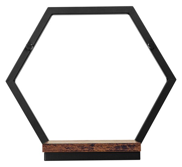HONUNG RUSTIC loft fém fali virágtartó