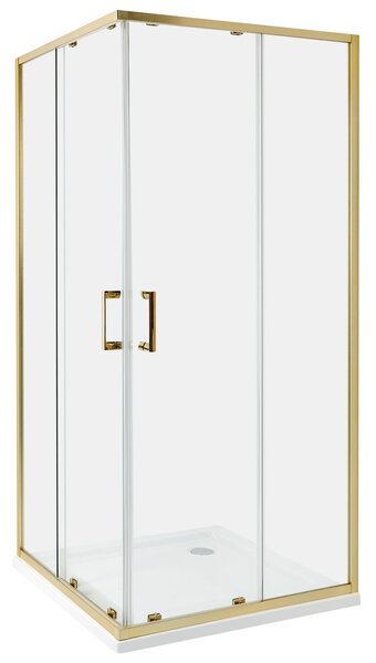 Zuhanykabin TELA 90 x 90 x 185 cm Arany