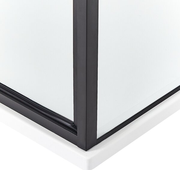 Zuhanykabin DARLI 80 x 80 x 185 cm Fekete