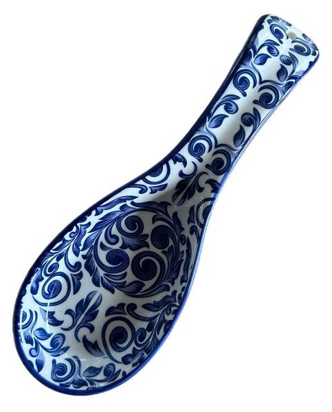Portugál Kék Indák kerámia kanáltámasz (22 × 7 cm)