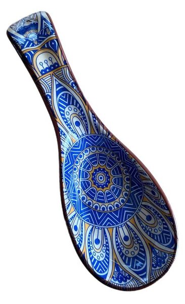 Mediterrán Napkorong kerámia kanáltámasz (22 × 7 cm)