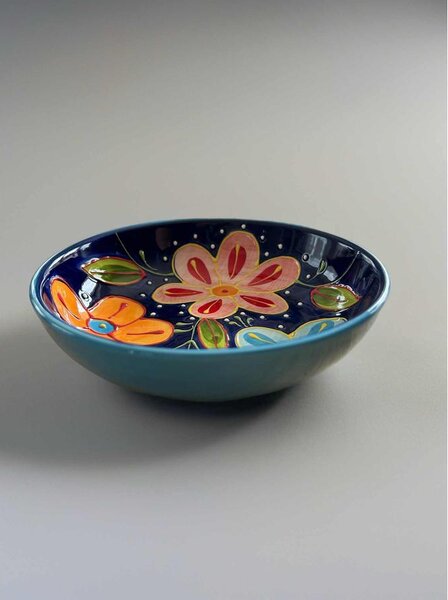 Kisméretű kerámia salátástál 15 cm x 4 cm-es méretben