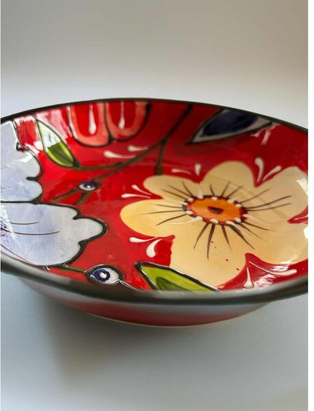Kisméretű kerámia salátástál 15 cm x 4 cm-es méretben