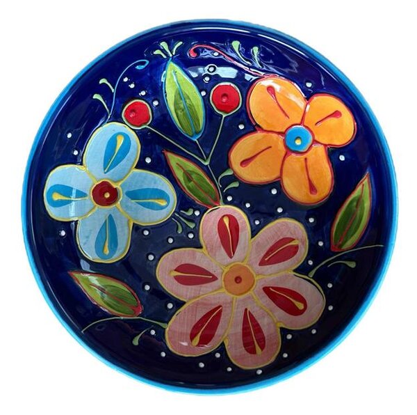 Kisméretű kerámia salátástál 15 cm x 4 cm-es méretben