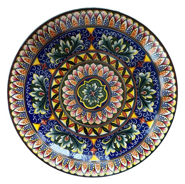 Salátástál 26 cm x 26 cm x 5 cm Szicília mintával