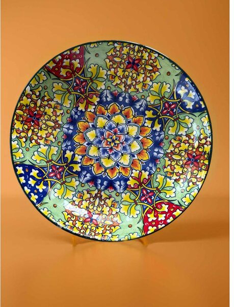 Salátástál 26 cm x 26 cm x 5 cm Szicília mintával