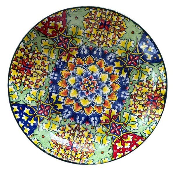 Salátástál 26 cm x 26 cm x 5 cm Szicília mintával