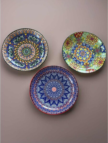 Salátástál 26 cm x 26 cm x 5 cm Szicília mintával