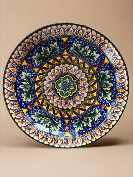 Salátástál 26 cm x 26 cm x 5 cm Szicília mintával